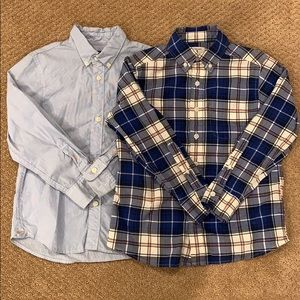 H&M, Land’s End button down shirts size 5-6